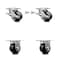 Service Caster 3.25 Inch Glass Filled Nylon Caster Set with 2 Brakes/Swivel Lock 2 Rigid SCC SCC-30CS3420-GFNB-SLB-BSL-2-R-2 - alternate 6
